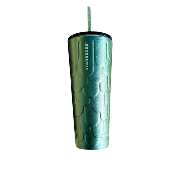 Starbucks Accessories - Starbucks stainless steel green metallic Tumbler mug excellent condition